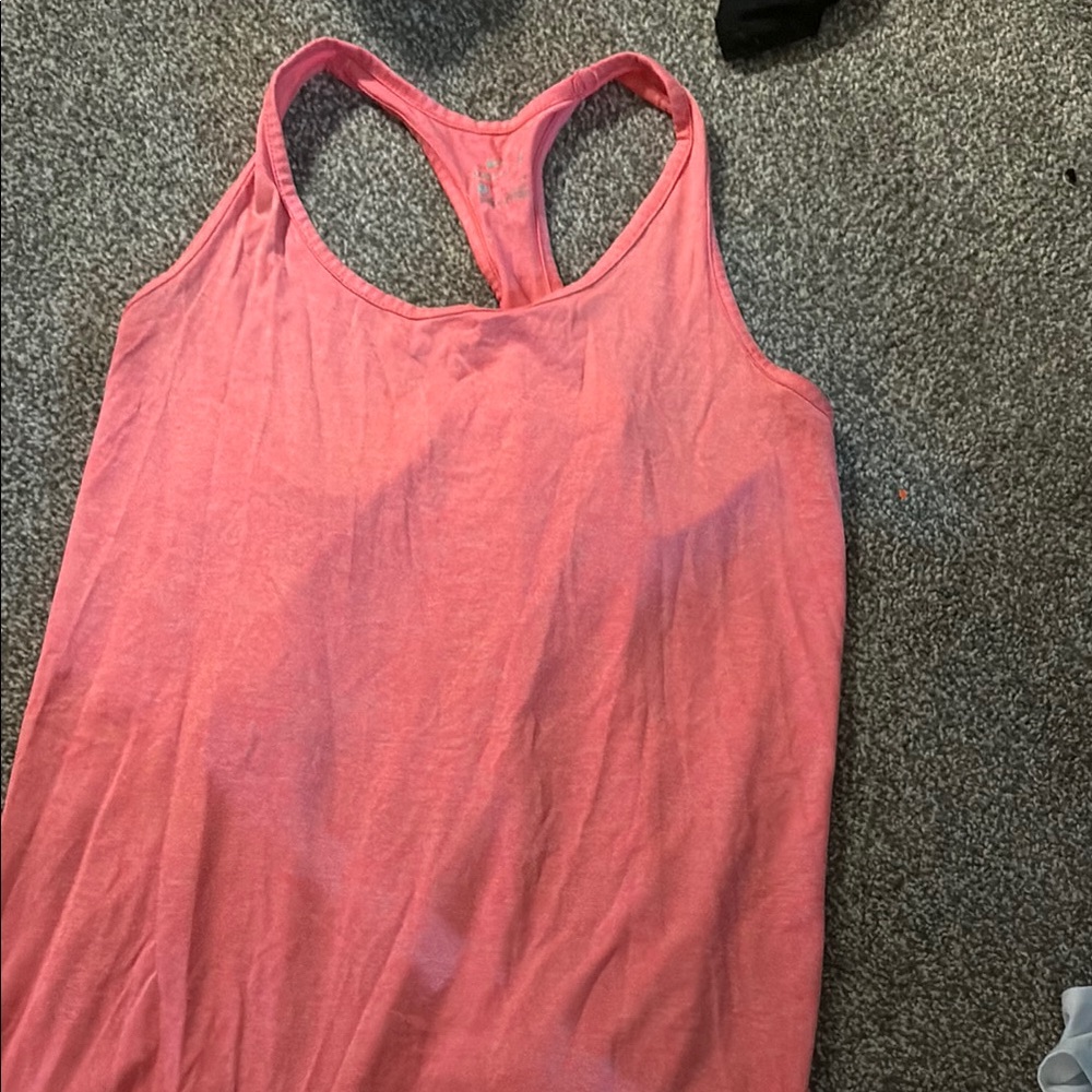Women's Pink Racerback Tank Top